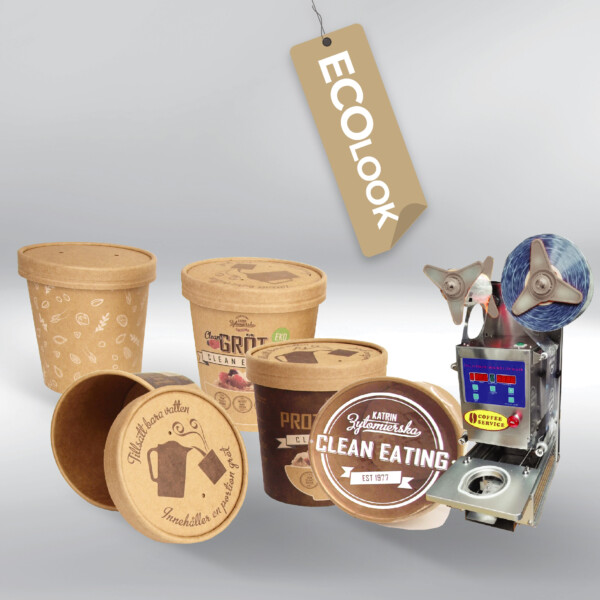 Paper CUPS with print + Cup sealer ZK1/S