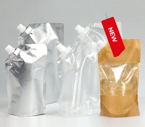 Doypack packaging + spout