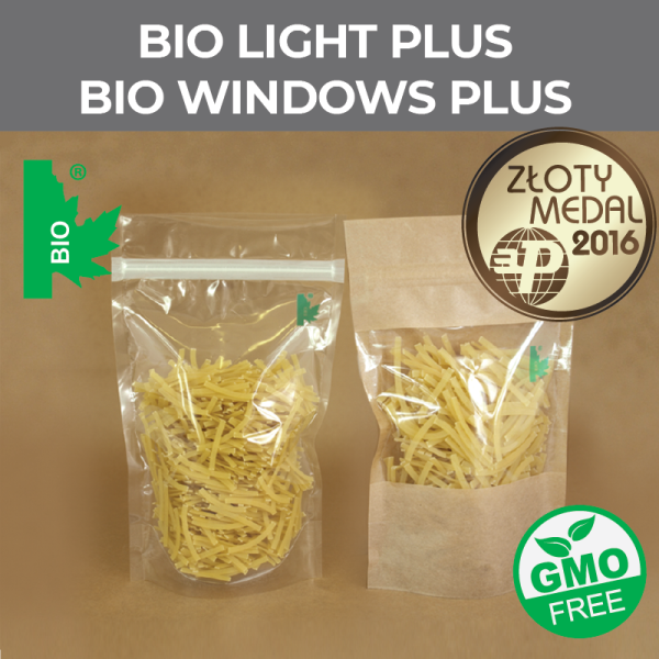 BIO LIGHT PLUS | BIO WINDOW PLUS / Opakowania biodegradowalne. Nowe super przeźroczyste okienko!