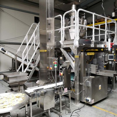 4. Linia do pakowania suszonej skórki cytrynowej | Packing line for dried lemon peel
